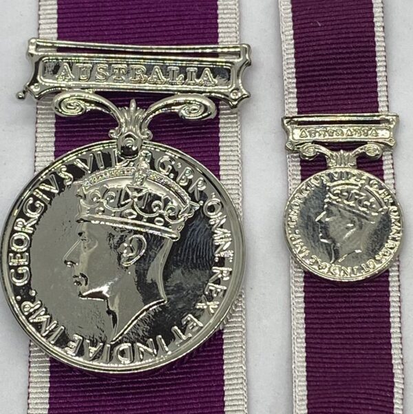 British Army Long Service and Good Conduct Medal (Australia) - GVI