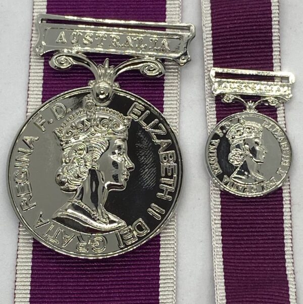 British Army Long Service and Good Conduct Medal (Australia) - QEII