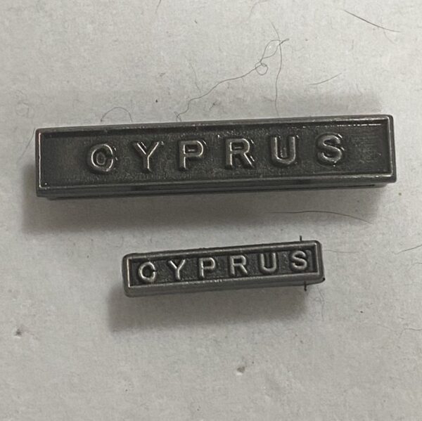 Cyprus - Clasp  (UK GSM18-62, Naval GSM)