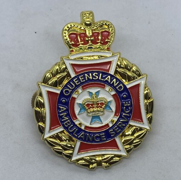 QLD Ambulance Cap Badge 60mm x 45mm