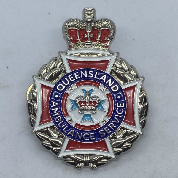 QLD Ambulance Cap Badge 60mm x 45mm