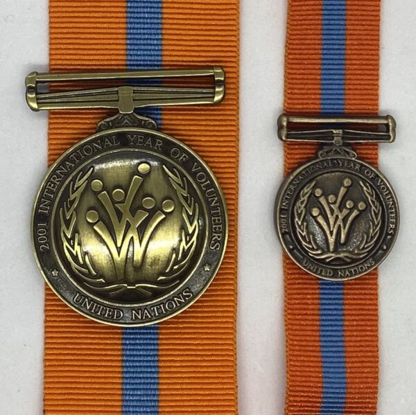 UN International Year of the Volunteer Medal