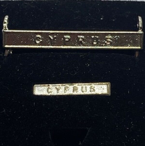 Cyprus - Clasp  (UK GSM18-62, Naval GSM)