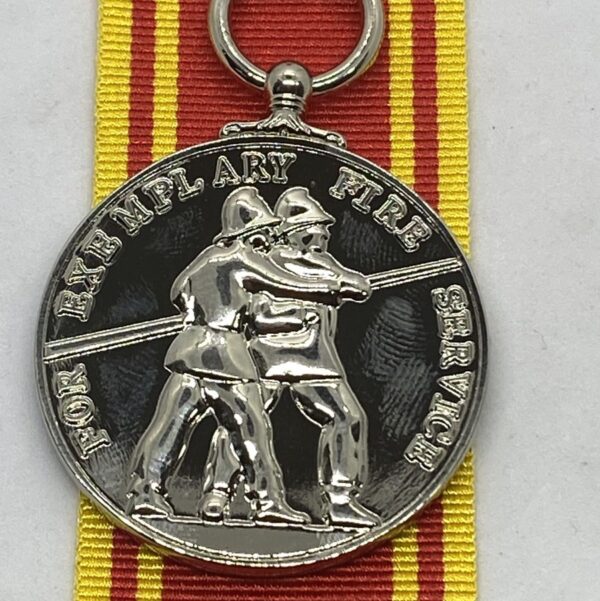 UK Fire Long Service & Good Conduct Medal F/s