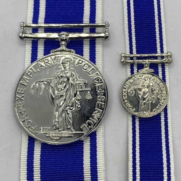 UK Police Good Conduct & Long Service Medal GVI F/s