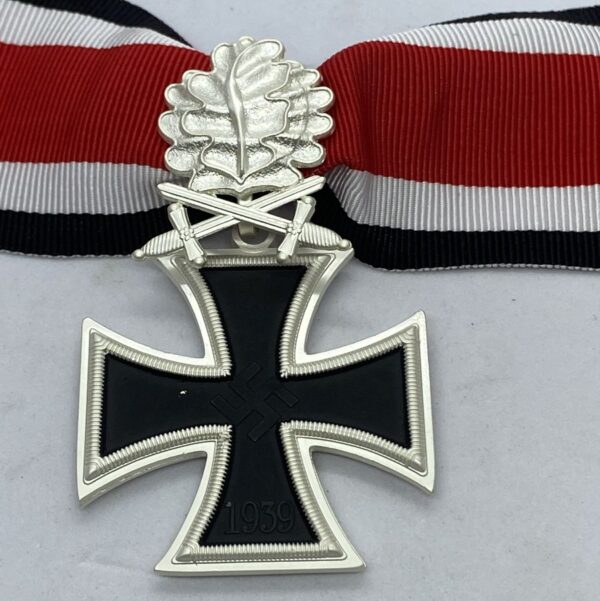 WW2 German Iron Cross with Silver Swords and Oak Leaves f/s
