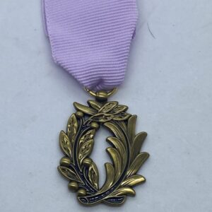 France Palm Leaf Purple Knight-Medal