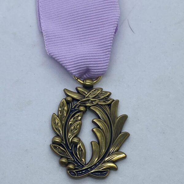 France Palm Leaf Purple Knight-Medal