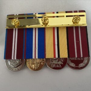 Mount 4 Medals - Full Size Butterfly Clasp