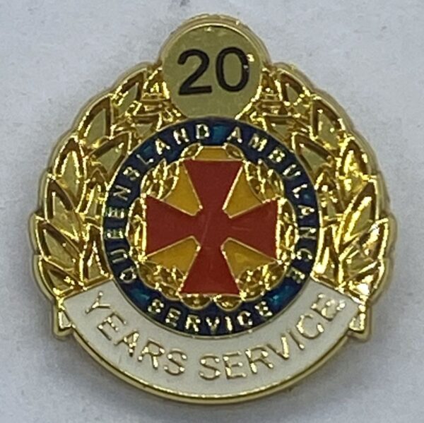 Queensland Ambulance Service Long Service Lapel Pin