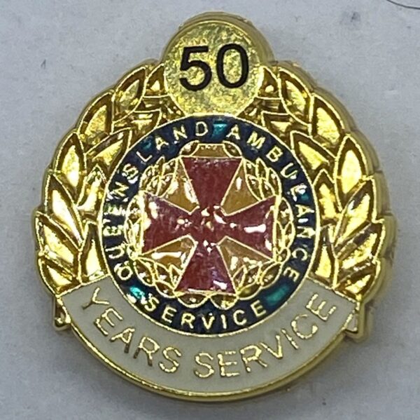 Queensland Ambulance Service Long Service Lapel Pin