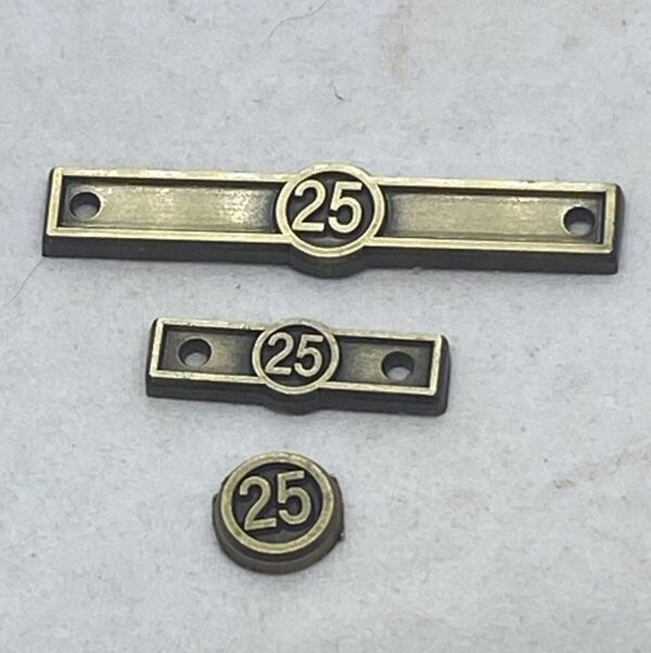 Generic Long Service Clasp 15, 20, 25, 30, 35, 40 year - Antique Gold