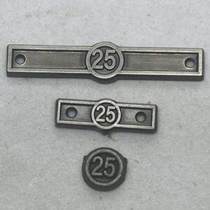 Generic Long Service Clasp 15, 20, 25, 30, 35, 40 year - Antique Silver