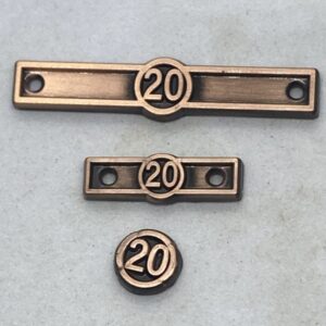 Generic Long Service Clasp 15, 20, 25, 30, 35, 40 year - Copper (AFP, NTFS)