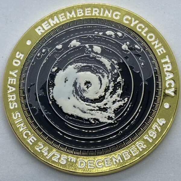 Challenge Coin - Cyclone Tracy First Responder