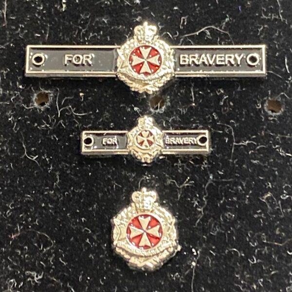 Queensland Police Bravery Medal Clasp  - Second Award