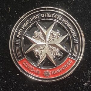 St John Covid Lapel Pin