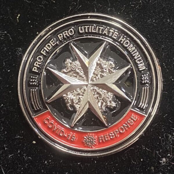 St John Covid Lapel Pin