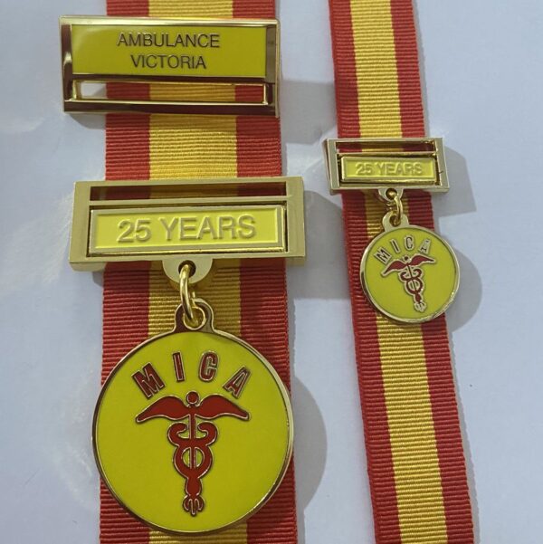 Victoria Ambulance MICA Medal