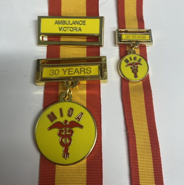 Victoria Ambulance MICA Medal