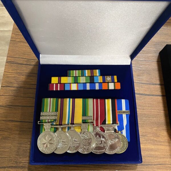 Medal Box - Velvet Look (180mm x 180mm)