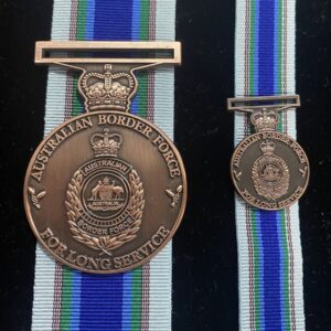 Border Force 10 Year Service medal (Restricted Item)