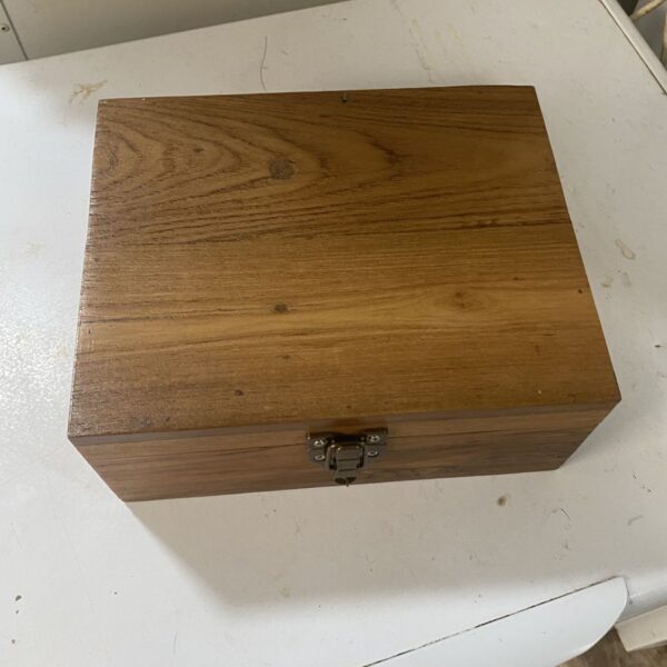 Teak Medal Box - Wood two layer