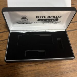 Medal Box - Leather Look Fitted (155mm x 75mm)