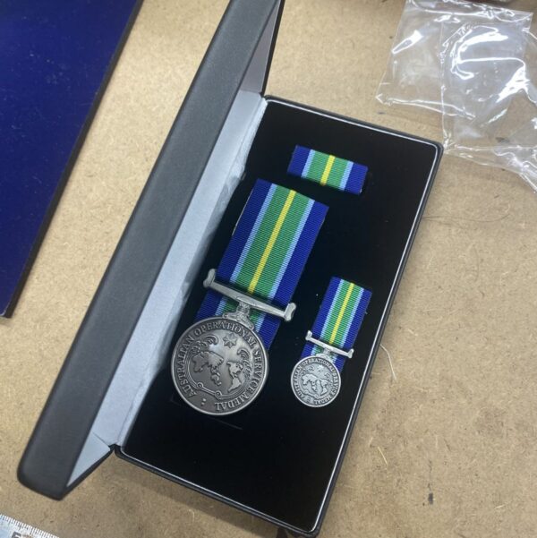Medal Box - AOSM Medal Fitted box (155mm x 75mm)