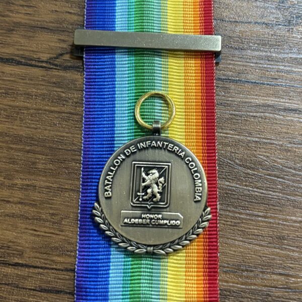 Colombia. A Infantry Battalion Medal (Medal Of Honour For Mission Accomplished)