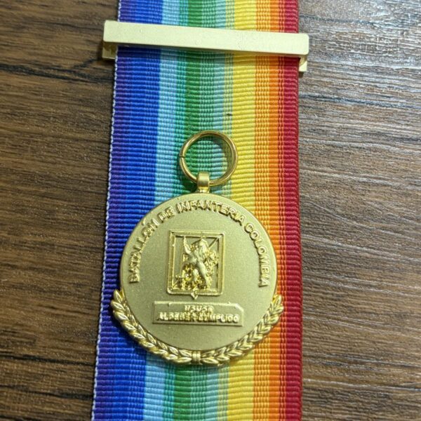 Colombia. A Infantry Battalion Medal (Medal Of Honour For Mission Accomplished)