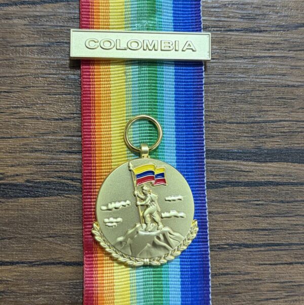 Colombia. A Infantry Battalion Medal (Medal Of Honour For Mission Accomplished)