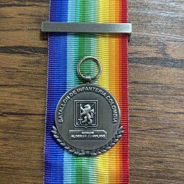 Colombia. A Infantry Battalion Medal (Medal Of Honour For Mission Accomplished)