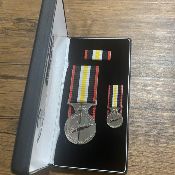 Medal Box - Timor Leste Solidarity Medal Fitted box (155mm x 75mm)
