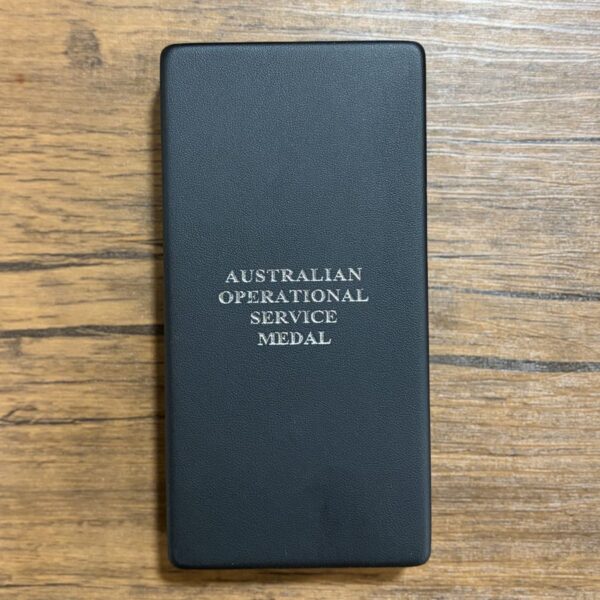 Medal Box - AOSM Medal Fitted box (155mm x 75mm)