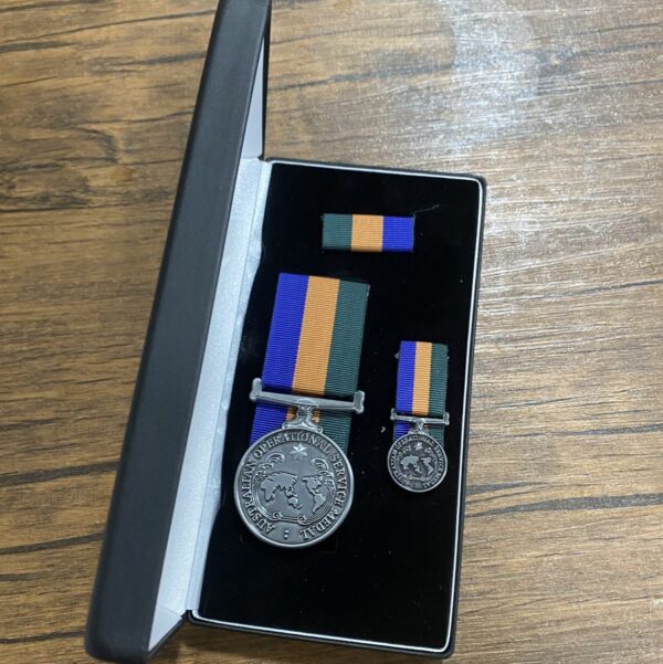 Medal Box - AOSM Medal Fitted box (155mm x 75mm)