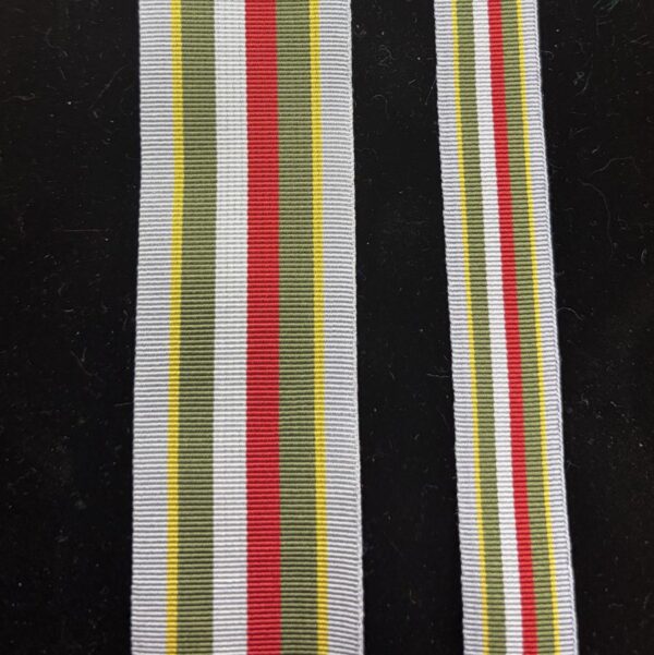 Polish Army Medal Ribbon Reject (outer band too light)